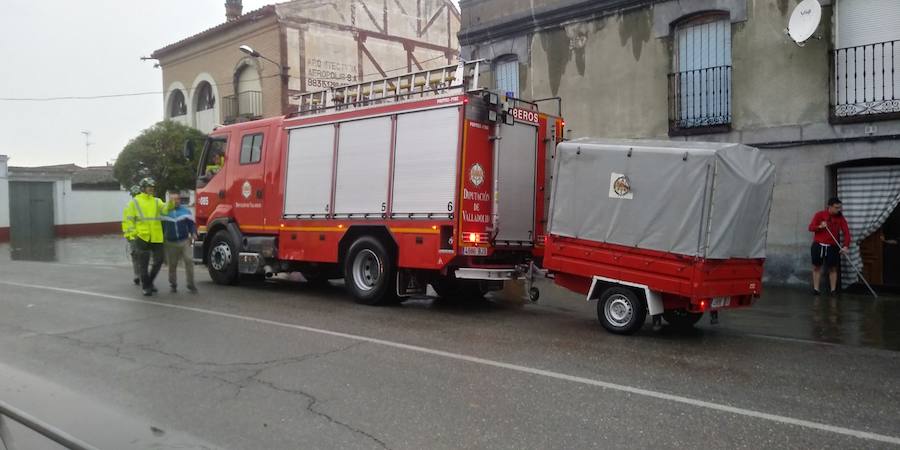 Inundaciones en Pedrajas de San Esteban.