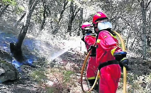 Incendio en las provincias de Madrid y Toledo.