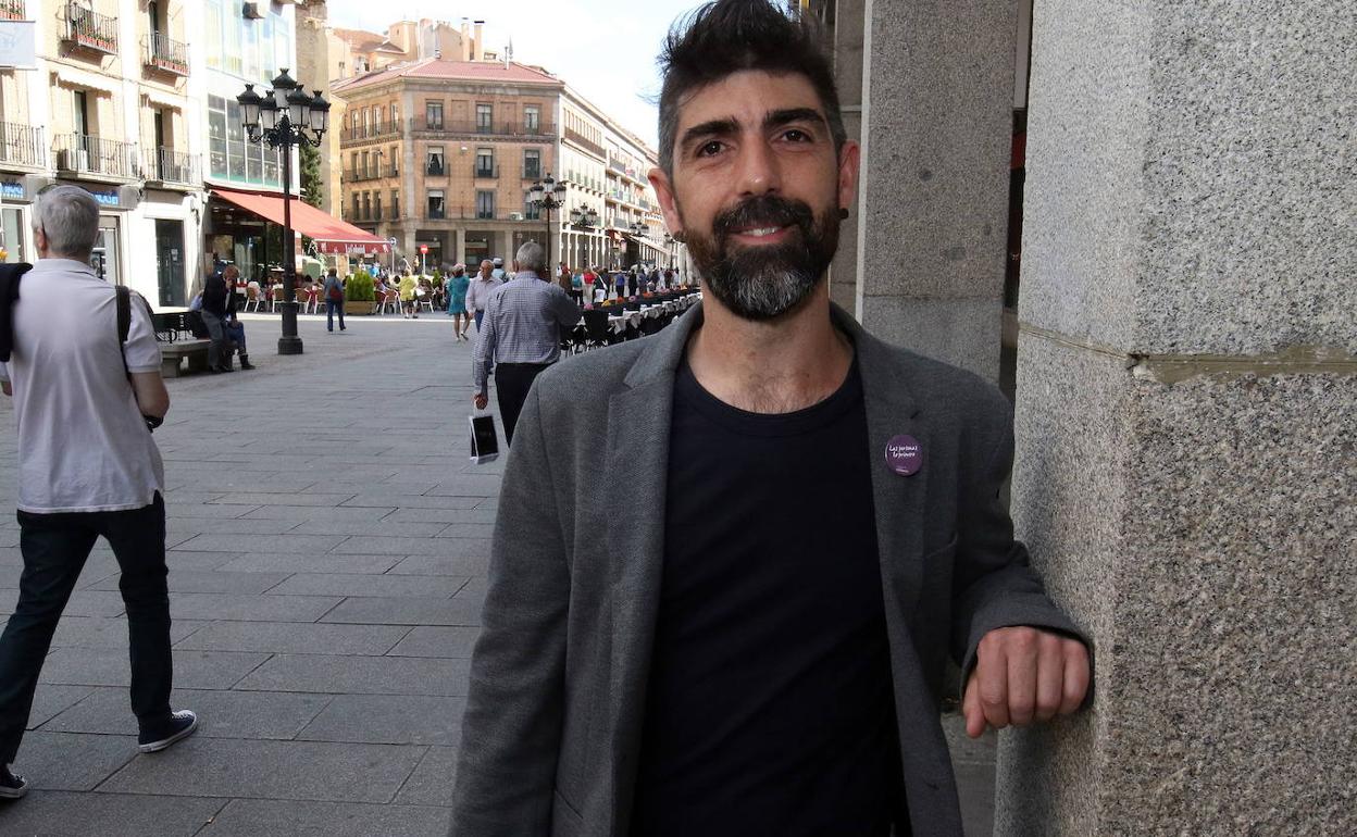 Guillermo San Juan, concejal electo de Podemos-Equo en el Ayuntamiento de Segovia. 