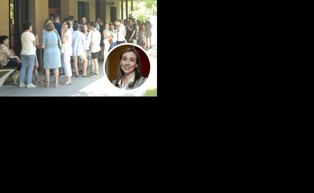 El tanatorio de Las Contiendas recibió la visita de abogados y procuradores. 