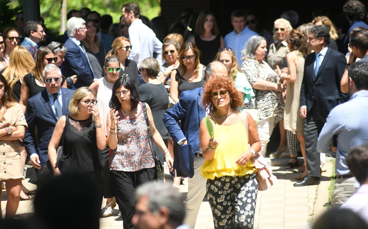 Decenas de personas han abarrotado la capilla del tanatorio de las Contiendas para despedirse de la secretaria del Colegio de Abogados de Valladolid