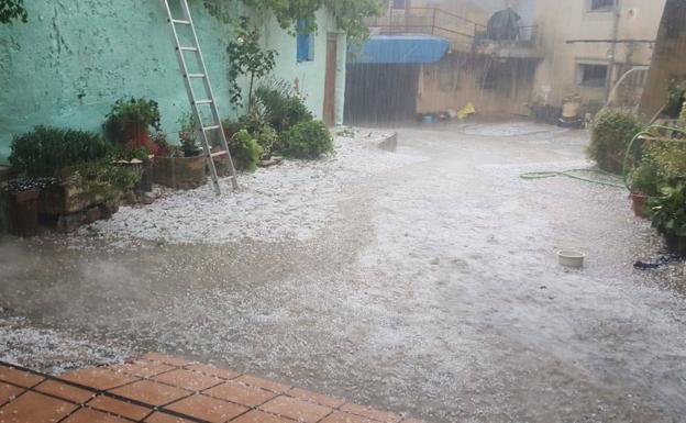 Granizada en el Sur de León.