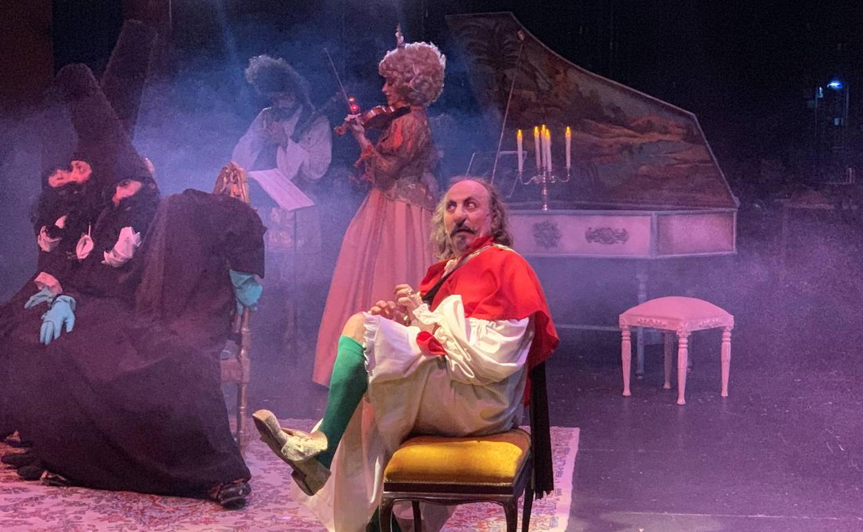 Una escena de 'El enfermo imaginario', de Morboria Teatro. 