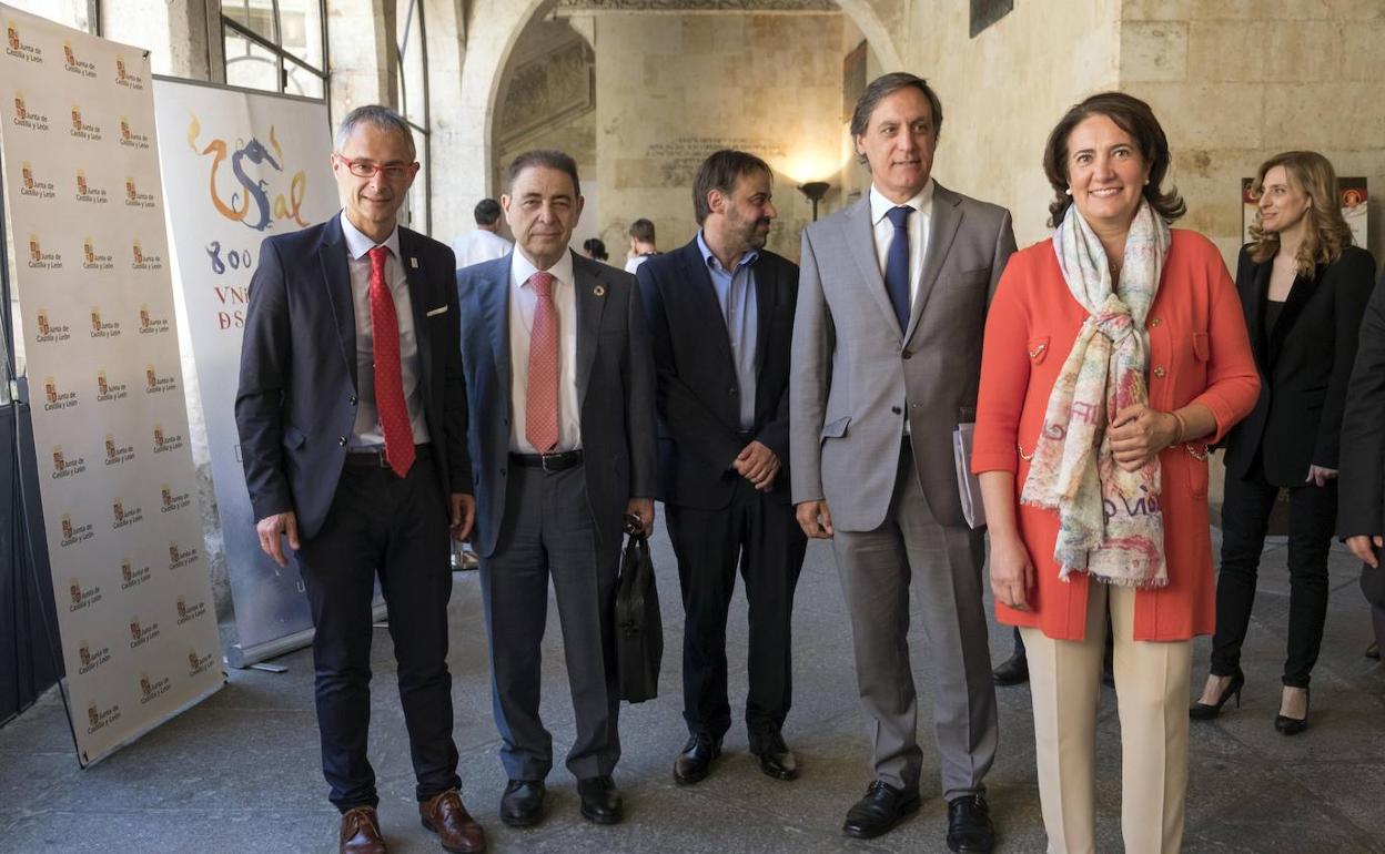 RicardoRivero,Federico Montero,Fernando Castaño, Carlos García Carbayo y Josefa García Cirac. 