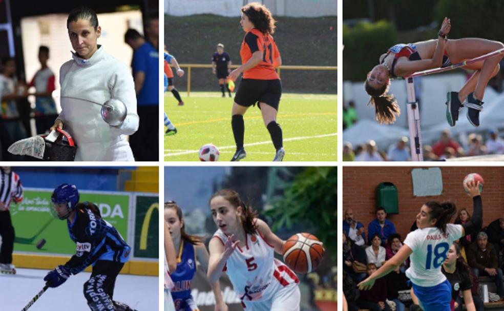 De arriba a abajo y de izquierda a derecha: Dora Kiskapusi, Iria Cstro, Laura Martín, María Tordera, Nerea Gutiérrez. 