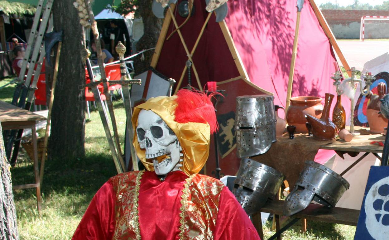 Muñeco en la Feria Medieval del año pasado.
