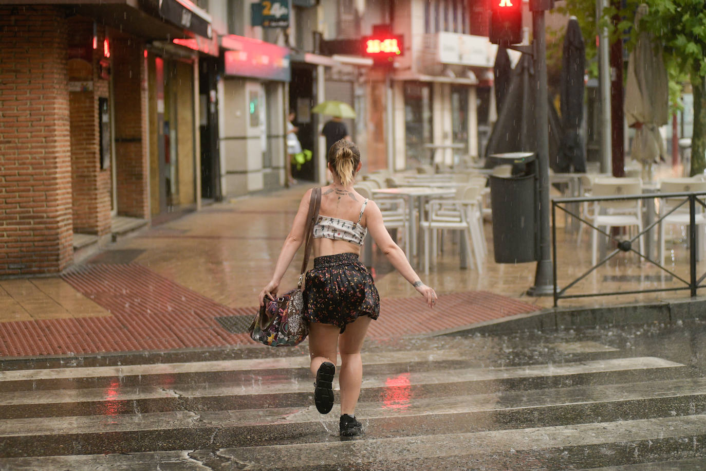 Fotos: Fuertes lluvias este sábado en Valladolid