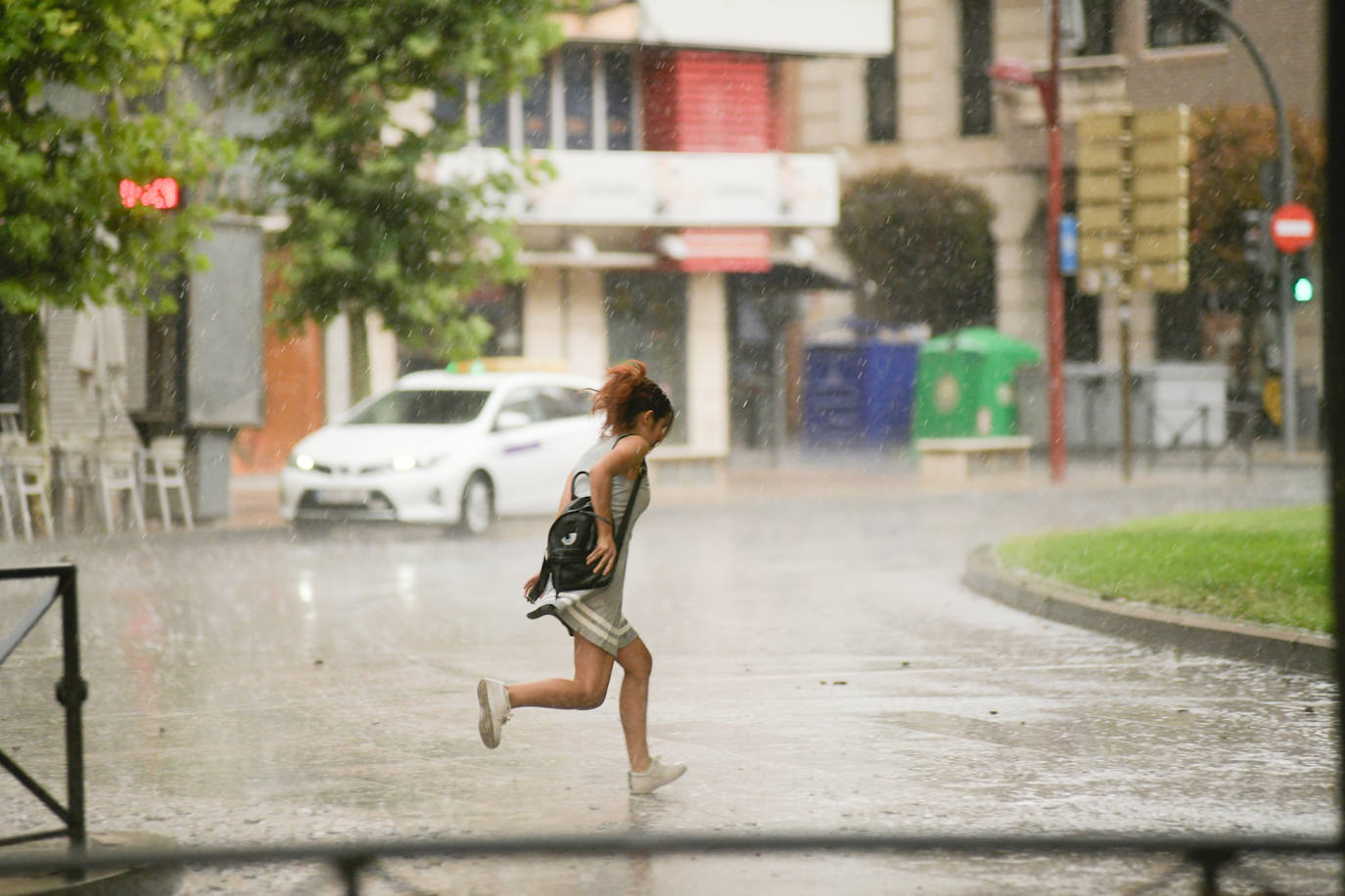 Fotos: Fuertes lluvias este sábado en Valladolid