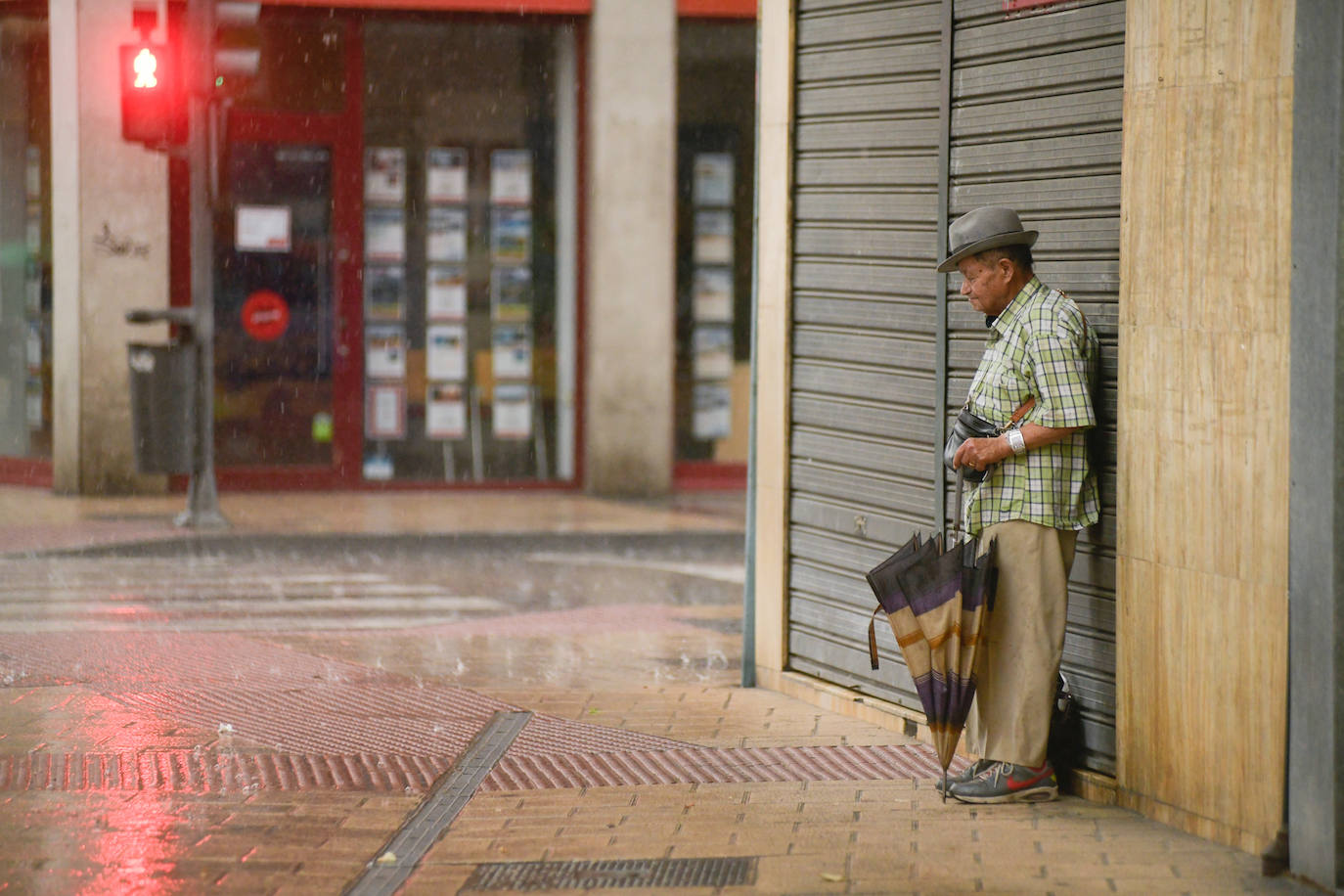 Fotos: Fuertes lluvias este sábado en Valladolid