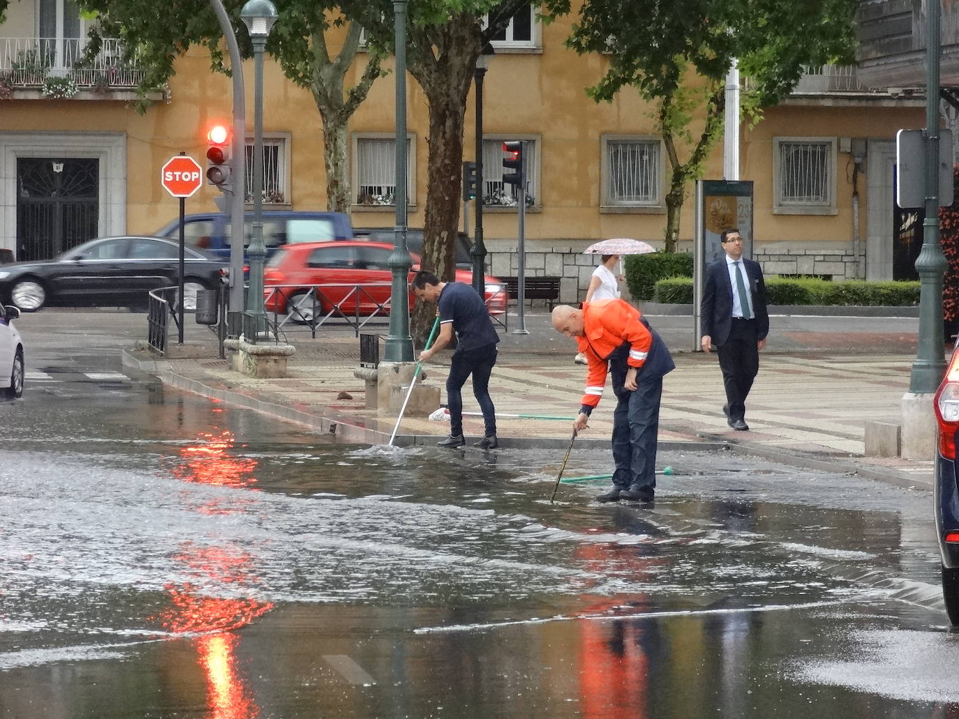 Fotos: Fuertes lluvias este sábado en Valladolid