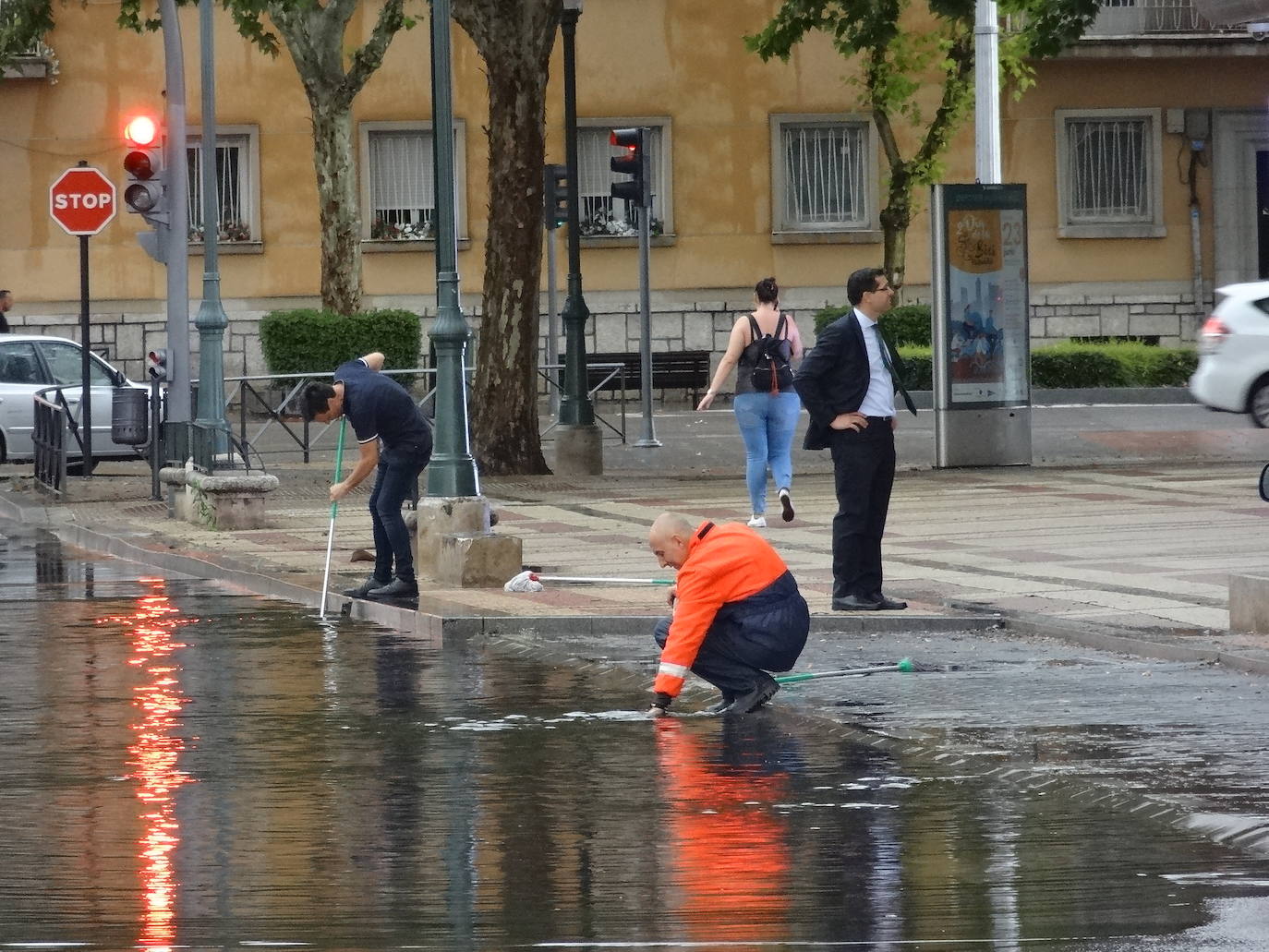 Fotos: Fuertes lluvias este sábado en Valladolid