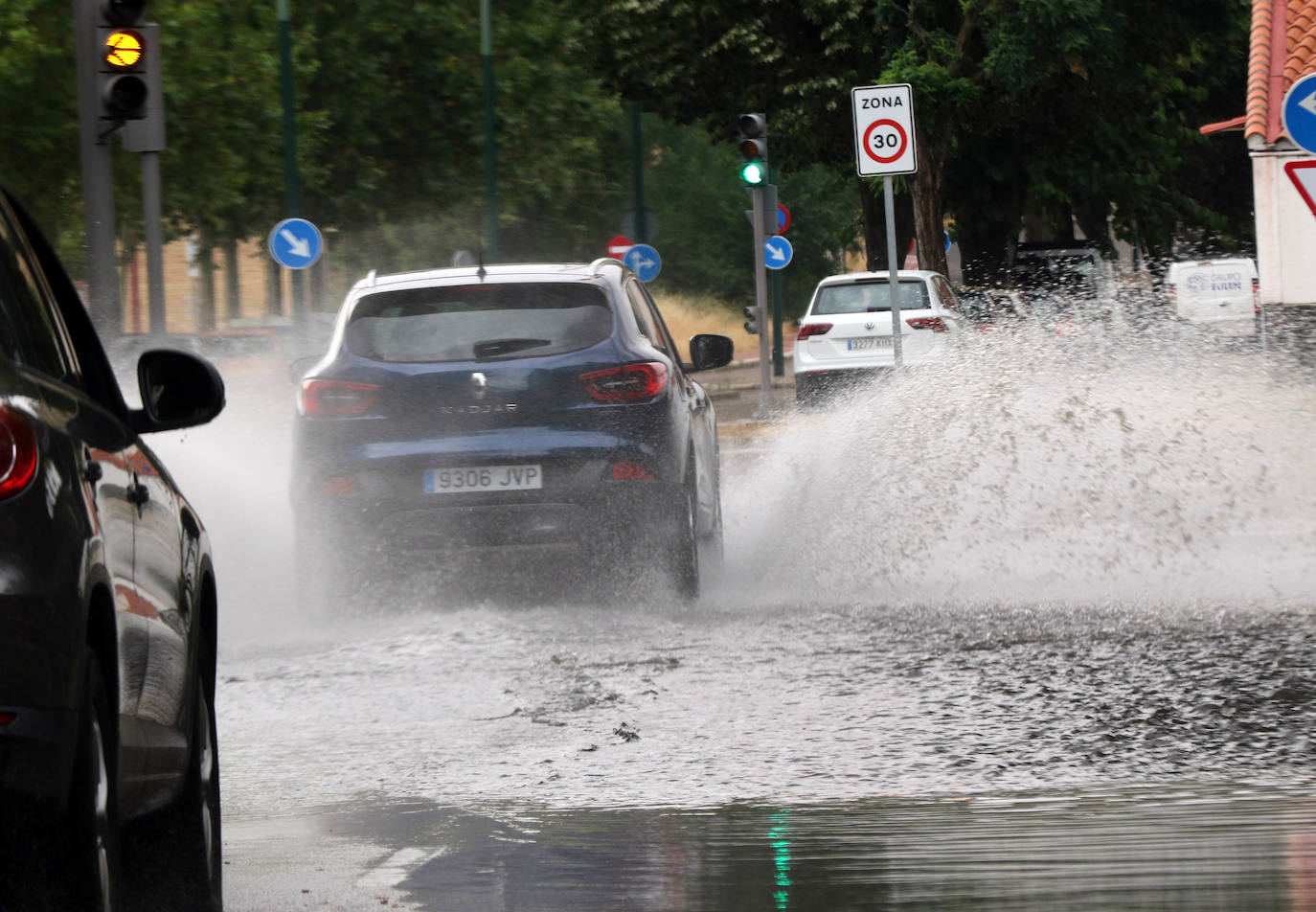 Fotos: Fuertes lluvias este sábado en Valladolid