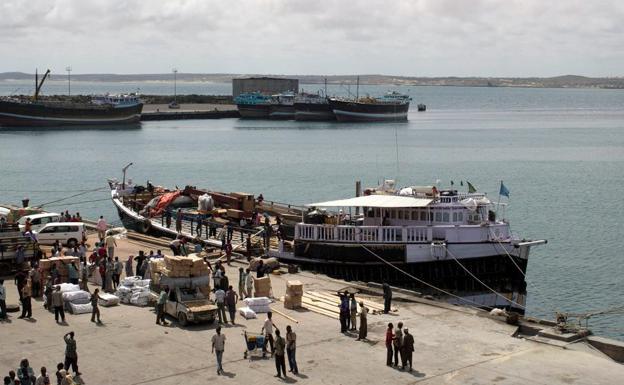 Imagen de archivo de la ciudad portuaria Kismayu donde sucedio el ataque terrorista.
