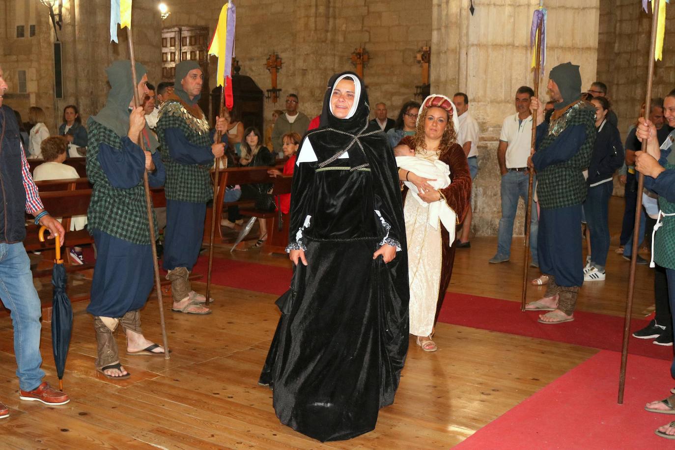 Fotos: Escenificación del Cortejo Fúnebre de la Reina Juana I de Castilla en Torquemada