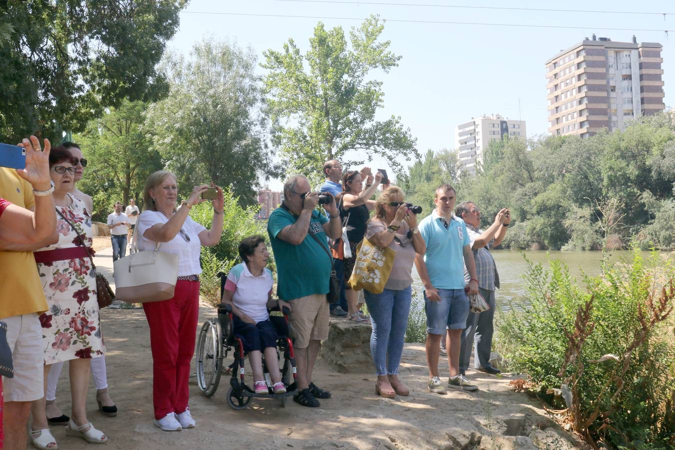 Procesión fluvial de la Virgen del Carmen en Valladolid