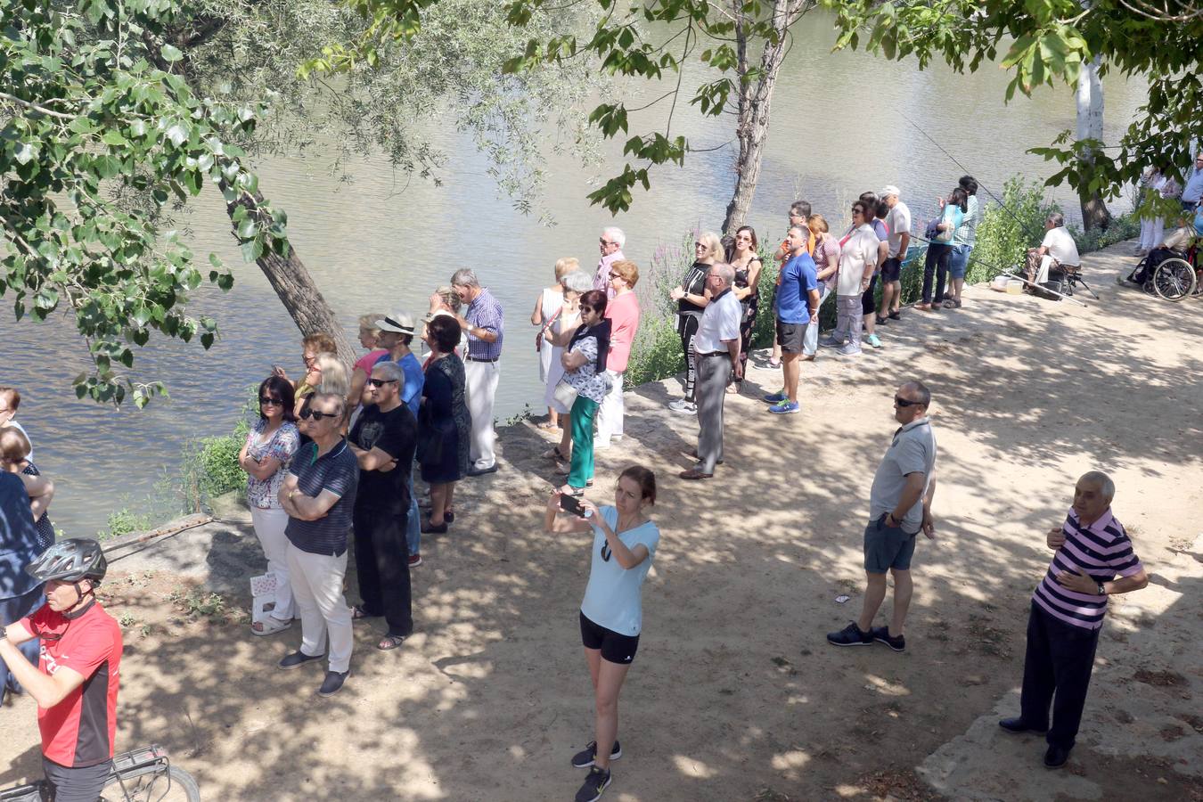 Procesión fluvial de la Virgen del Carmen en Valladolid