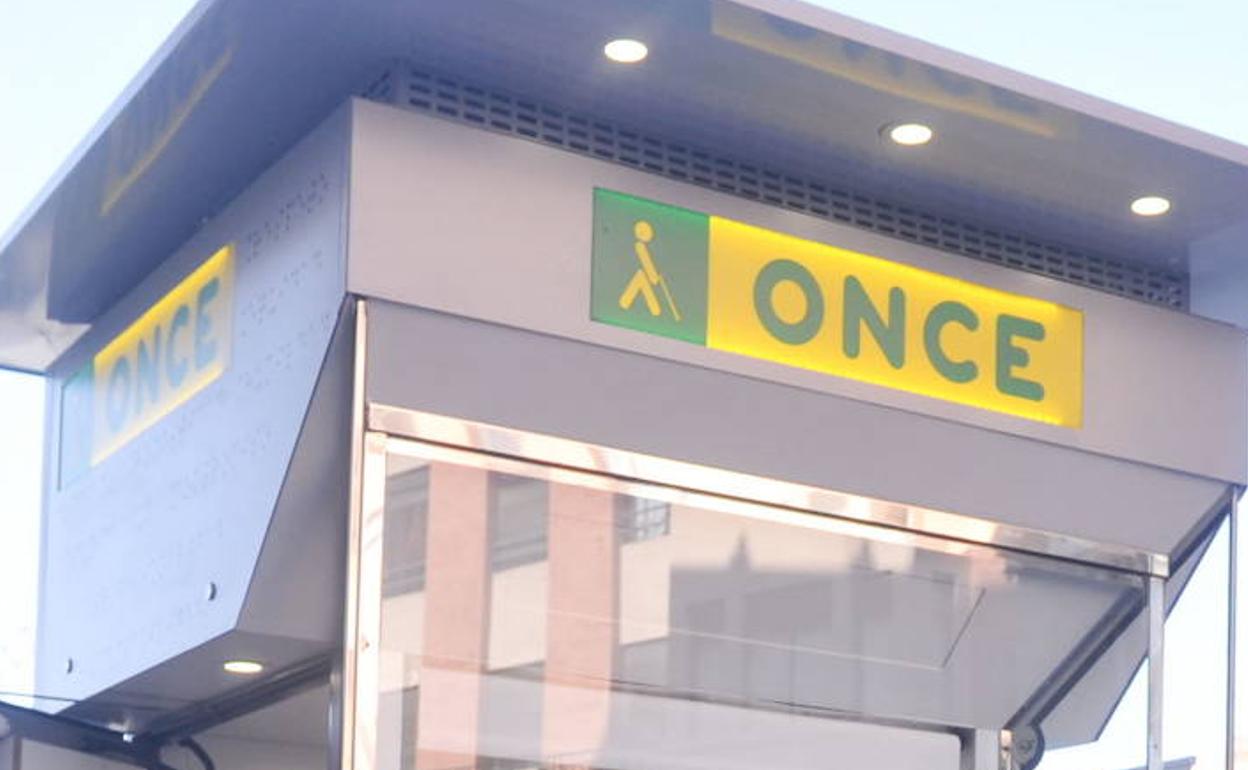Punto de venta de la ONCE. 