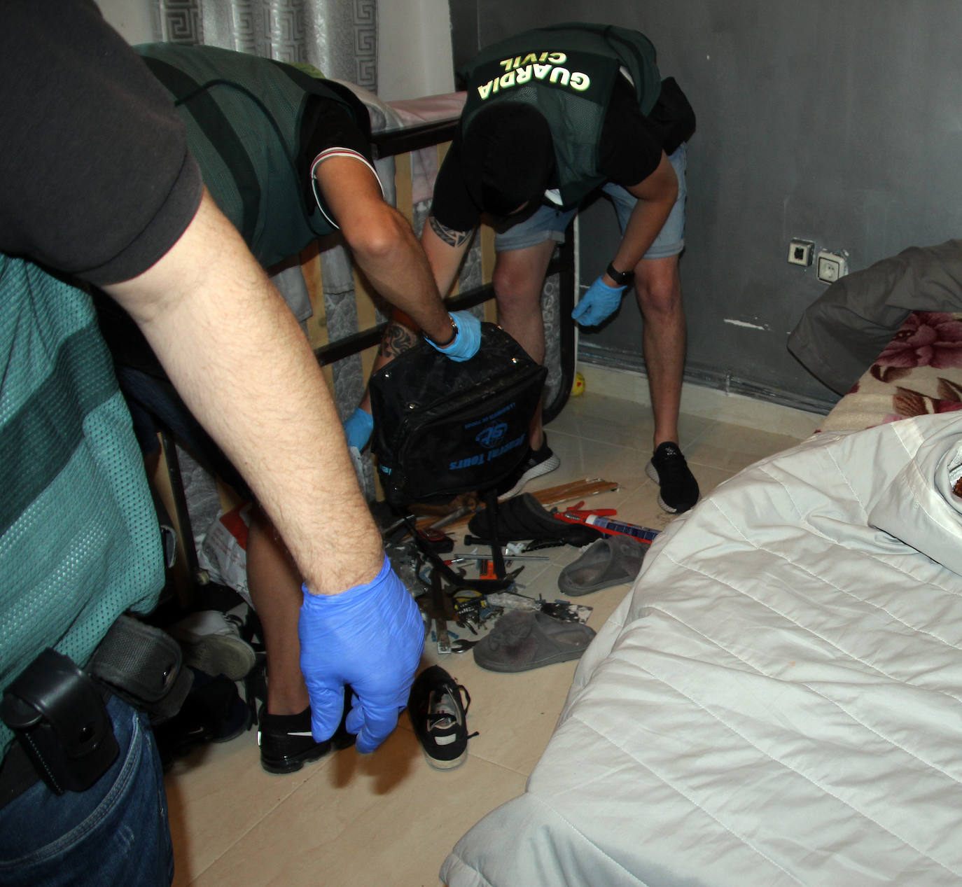 Fotos: OPERACIÓN ANTIDROGA DE LA GUARDIA CIVIL DE SEGOVIA