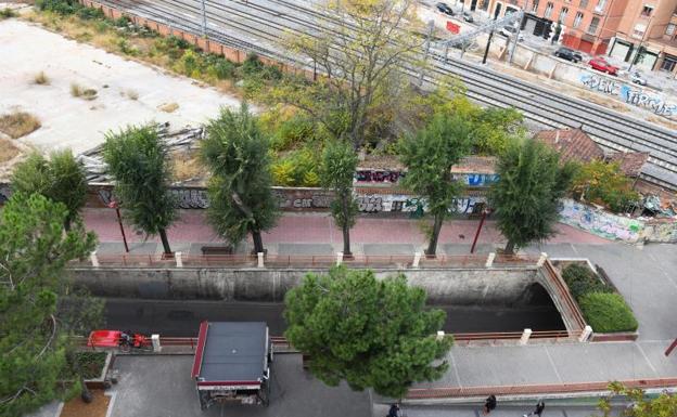 Paso peatonal de la calle Labradores. 