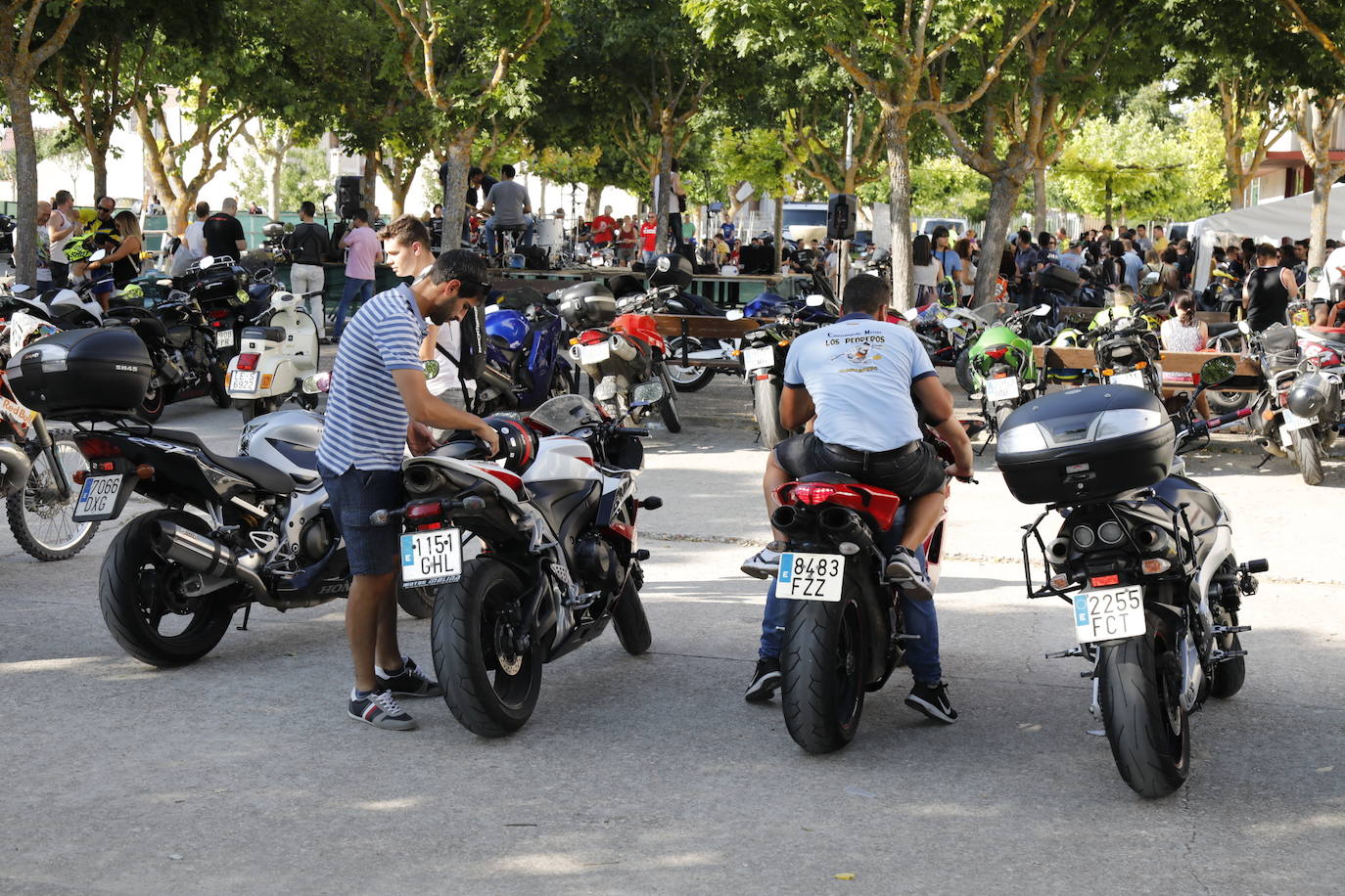 Fotos: La concentración de motos de Campaspero reúne a 160 aficionados