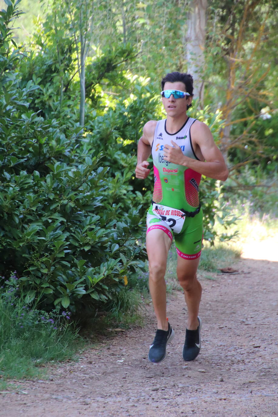 Los recorridos de natación, ciclismo y carrera a pie han discurrido exclusivamente por los caminos de sirga y las aguas de esta infraestructura simbólica de Tierra de Campos