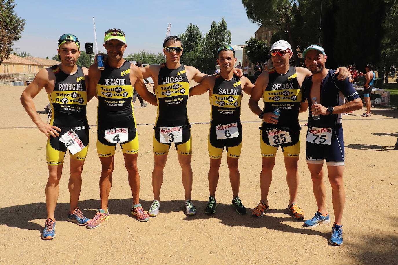 Los recorridos de natación, ciclismo y carrera a pie han discurrido exclusivamente por los caminos de sirga y las aguas de esta infraestructura simbólica de Tierra de Campos