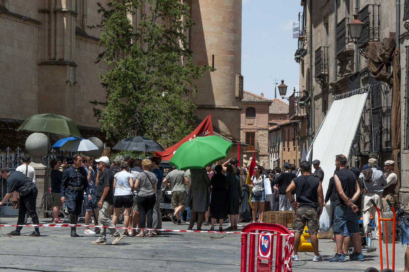 Fotos: Rodaje en Segovia de la serie televisiva &#039;Dime quién soy&#039;