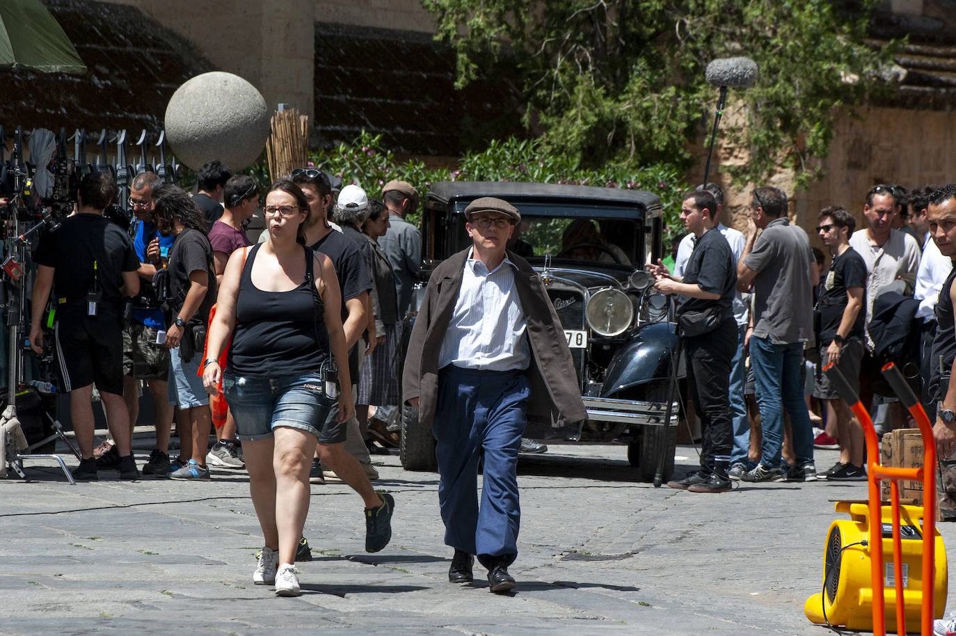 Fotos: Rodaje en Segovia de la serie televisiva &#039;Dime quién soy&#039;