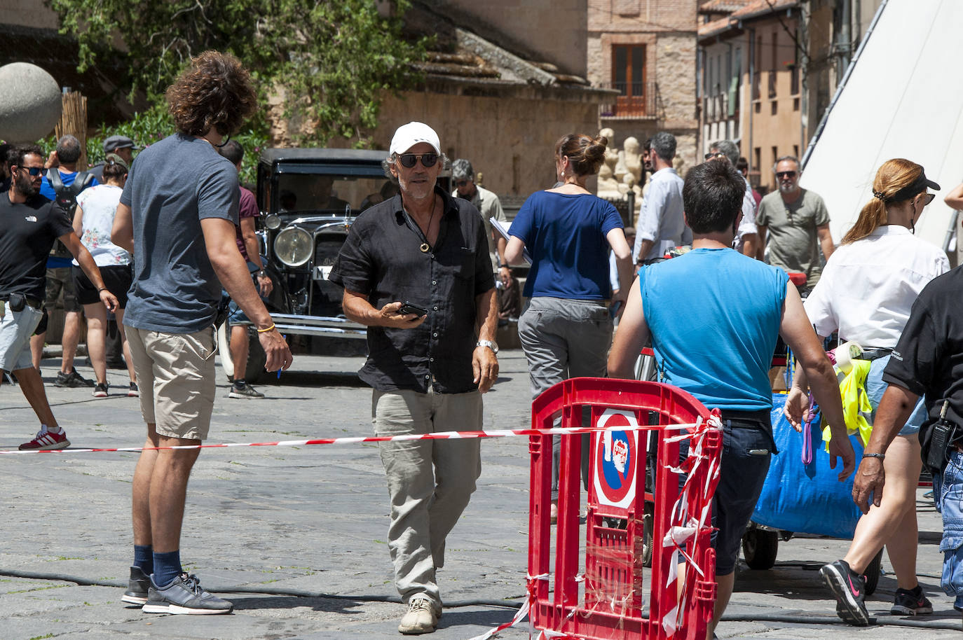Fotos: Rodaje en Segovia de la serie televisiva &#039;Dime quién soy&#039;