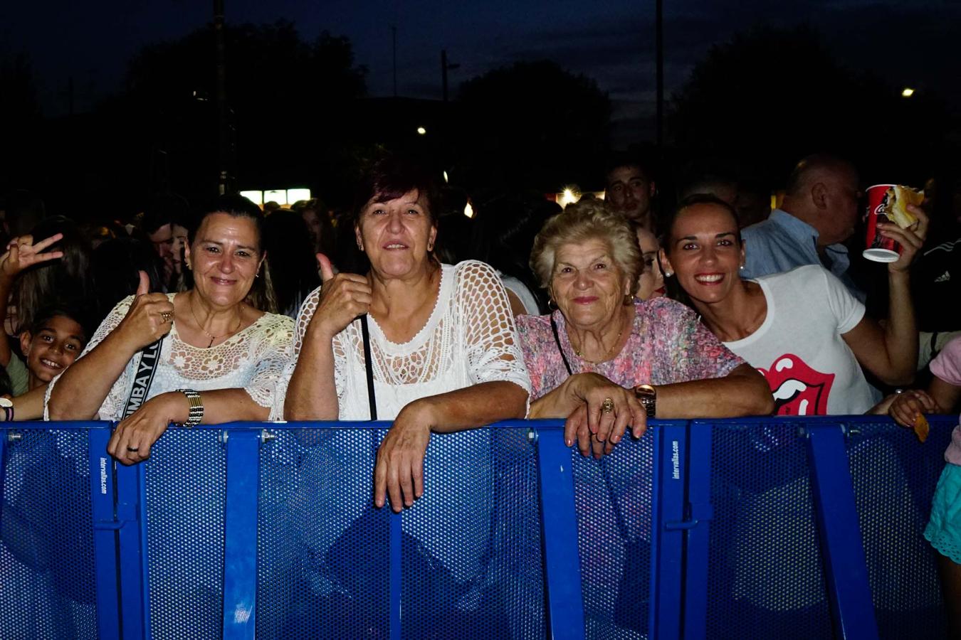 La cantante gaditana ha sido el plato fuerte de las fiestas de la localidad. salmantina