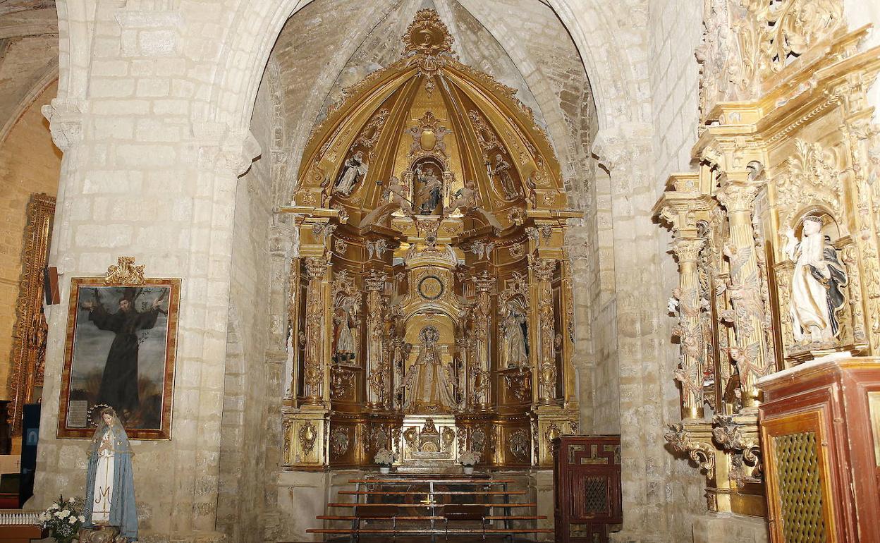 Iglesia de Santa Columba, en Villamediana. 