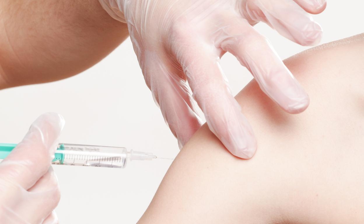 Imagen del proceso de vacunación.