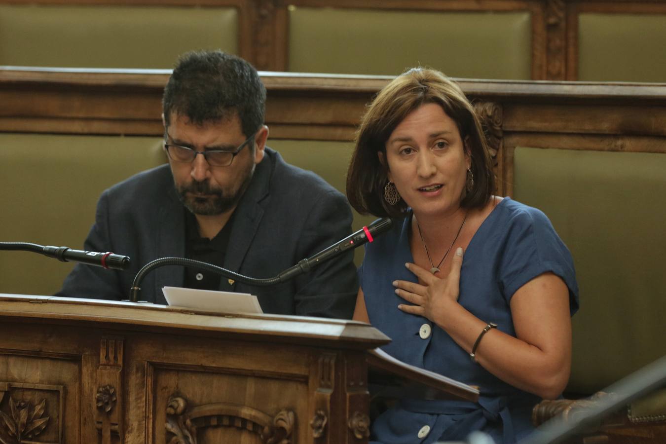 Fotos: Pleno en el Ayuntamiento de Valladolid