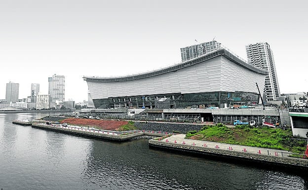 El Ariake Arena no estará listo hasta diciembre.