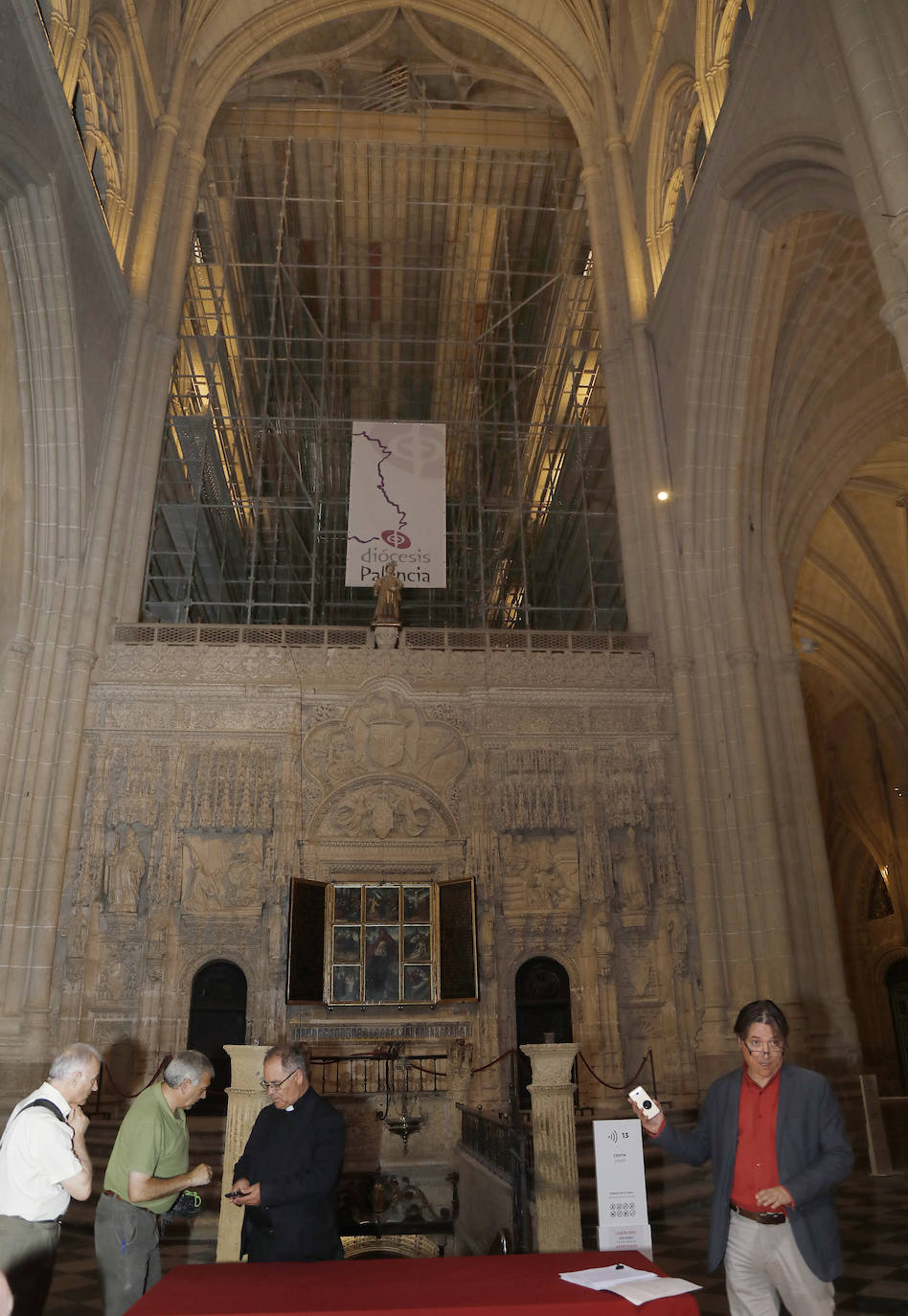 Fotos: Así es la catedral de Palencia vista desde sus obras