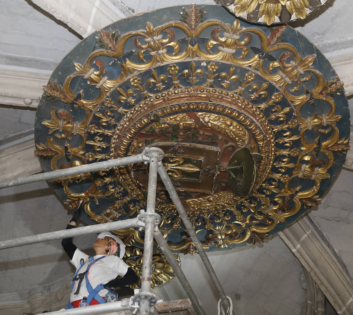 Fotos: Así es la catedral de Palencia vista desde sus obras