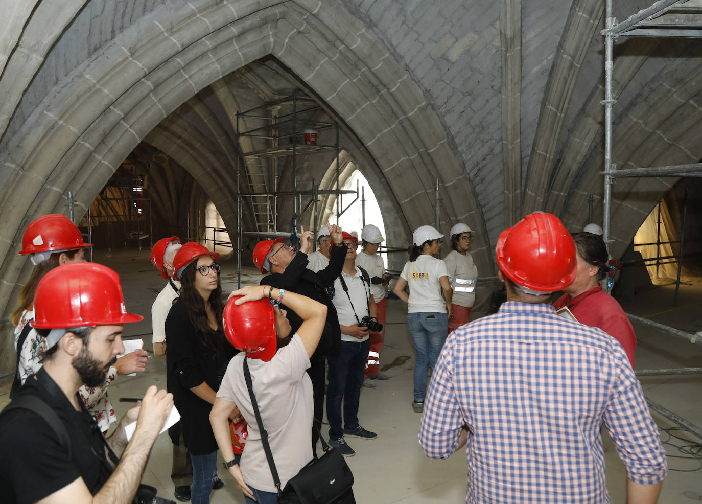 Fotos: Así es la catedral de Palencia vista desde sus obras