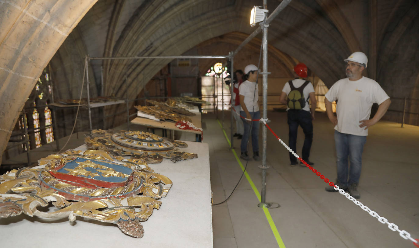 Fotos: Así es la catedral de Palencia vista desde sus obras