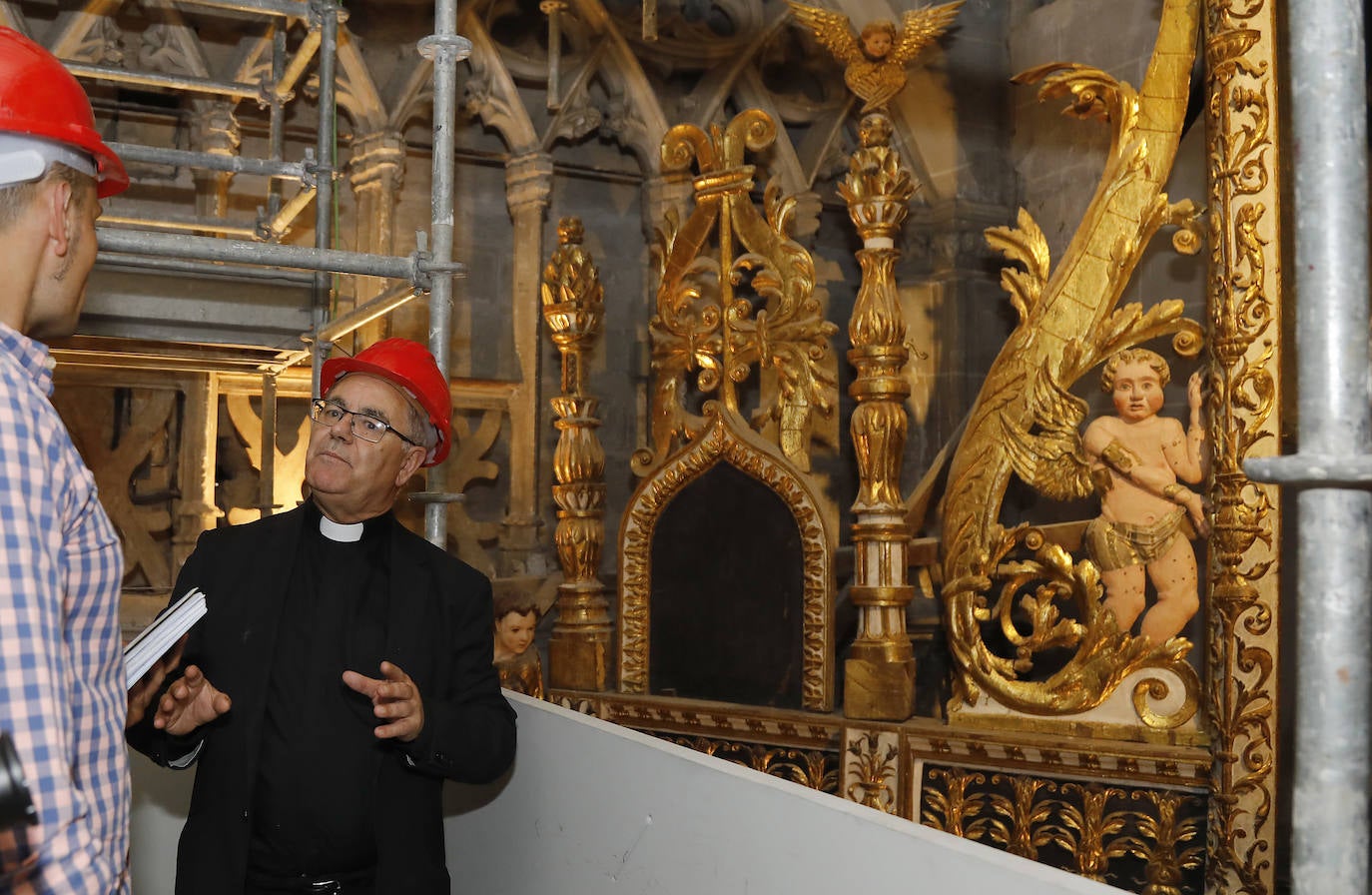 Fotos: Así es la catedral de Palencia vista desde sus obras