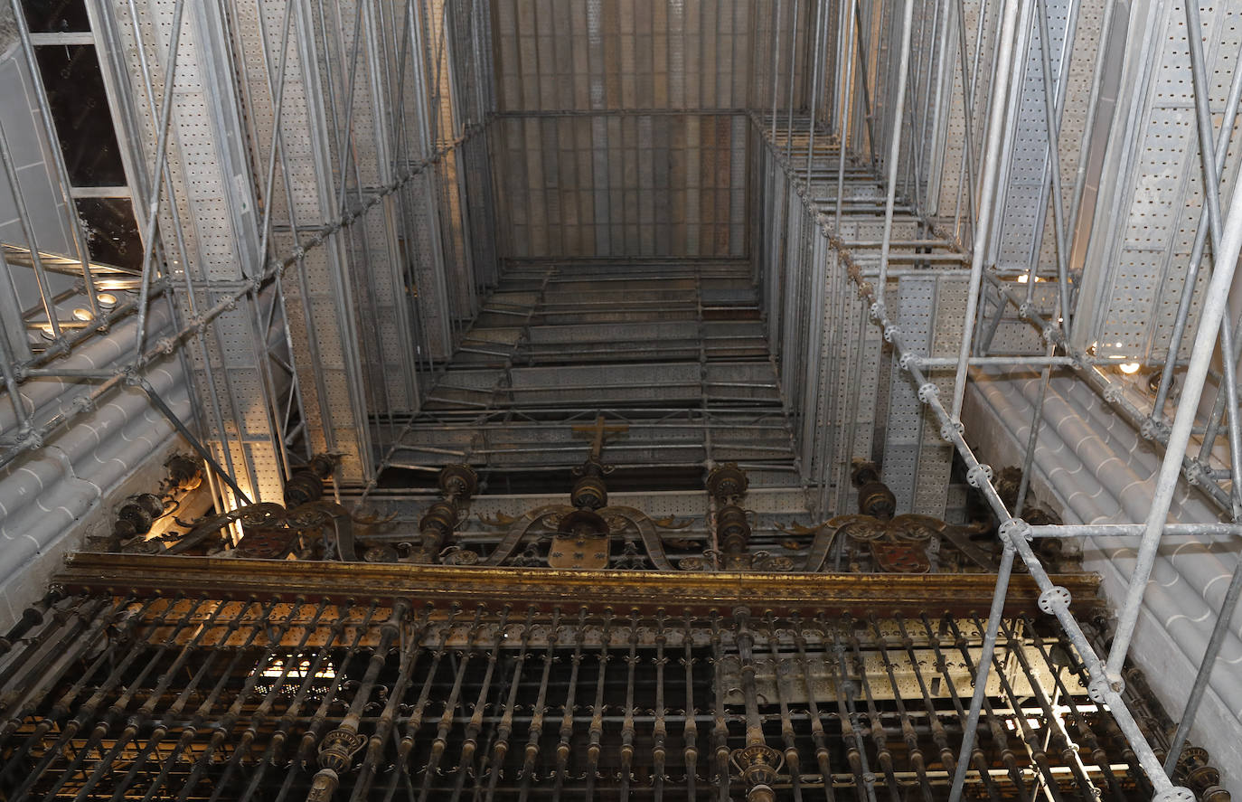 Fotos: Así es la catedral de Palencia vista desde sus obras