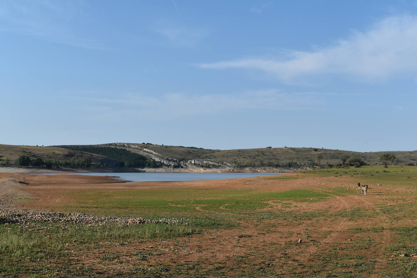 Fotos: La sequía produce estragos en el embalse de Aguilar de Campoo