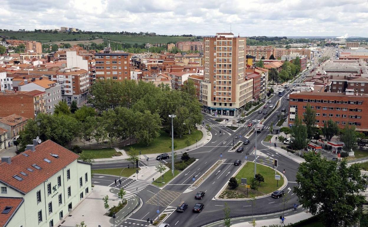Barrio de La Victoria visto desde el Edificio de Duque de Lerma.