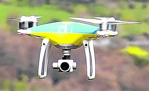 Dron de la DGT. 