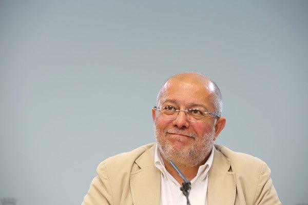 El vicepresidente de la Junta y consejero portavoz, Francisco Igea, durante la rueda de prensa posterior al Consejo de Gobierno.