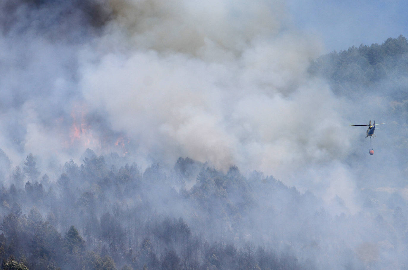 Fotos: LAS LLAMAS DEVORAN GUADARRAMA