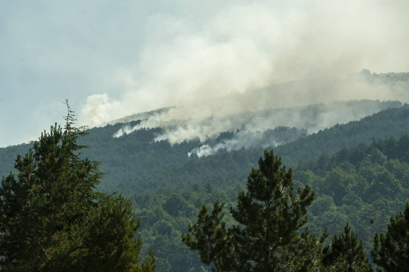 Fotos: Incendio en el Parque de Guadarrama, segundo día