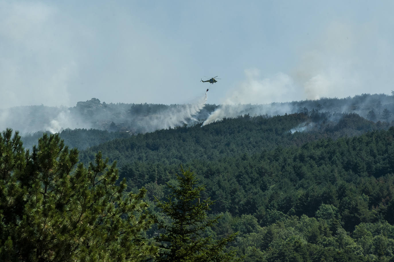 Fotos: Incendio en el Parque de Guadarrama, segundo día