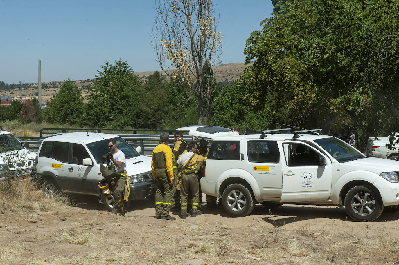 Fotos: Incendio en el Parque de Guadarrama, segundo día