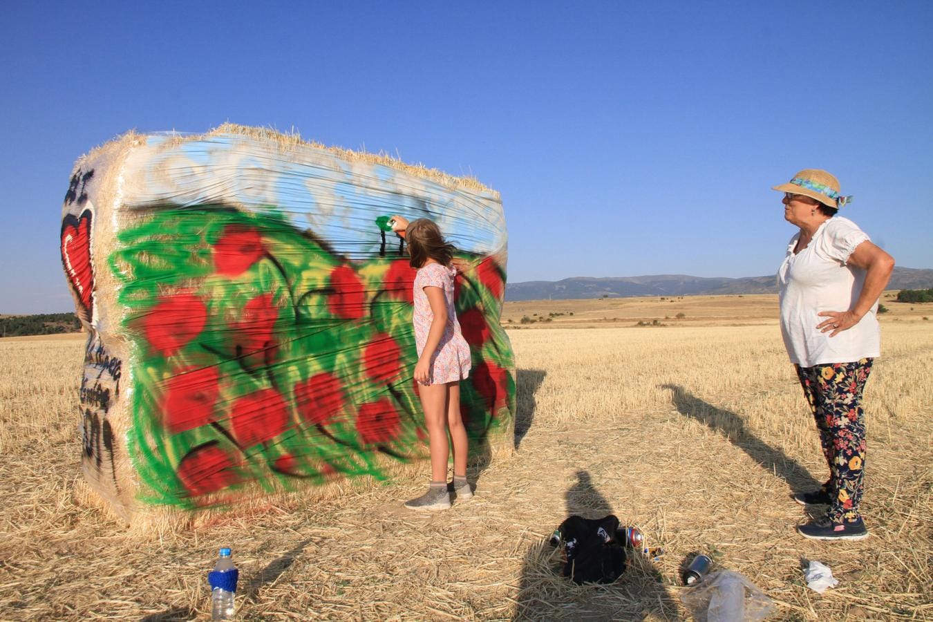 Fotos: El arte urbano llega a los campos de Espirdo