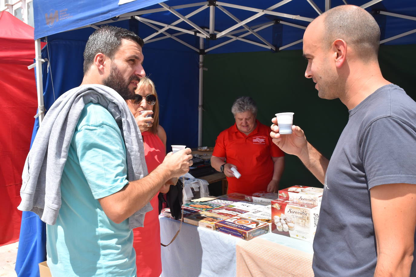 Una de los puestos de la feria.